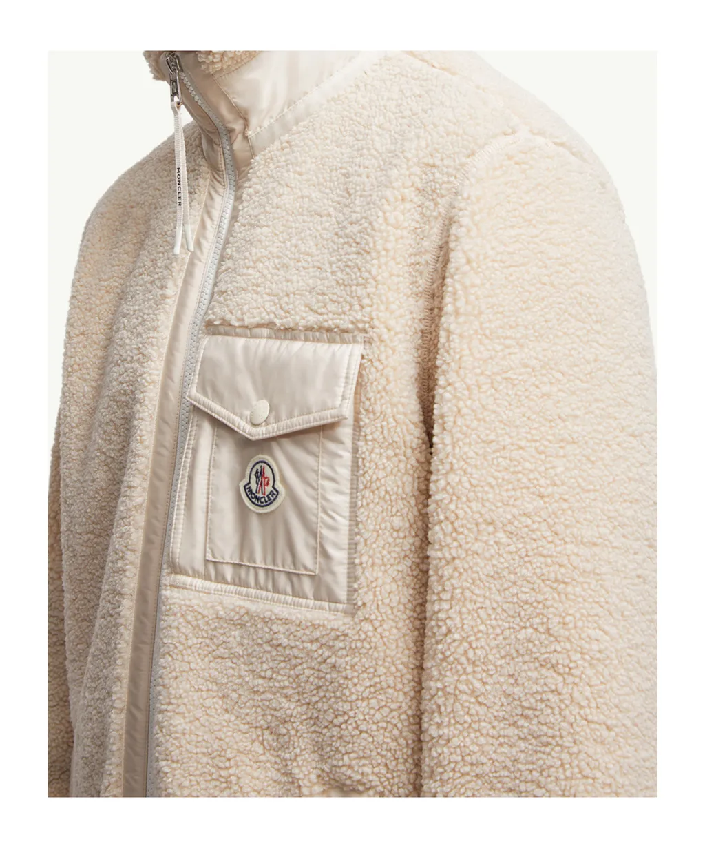 Moncler Teddy Zip-Up Sweatshirt