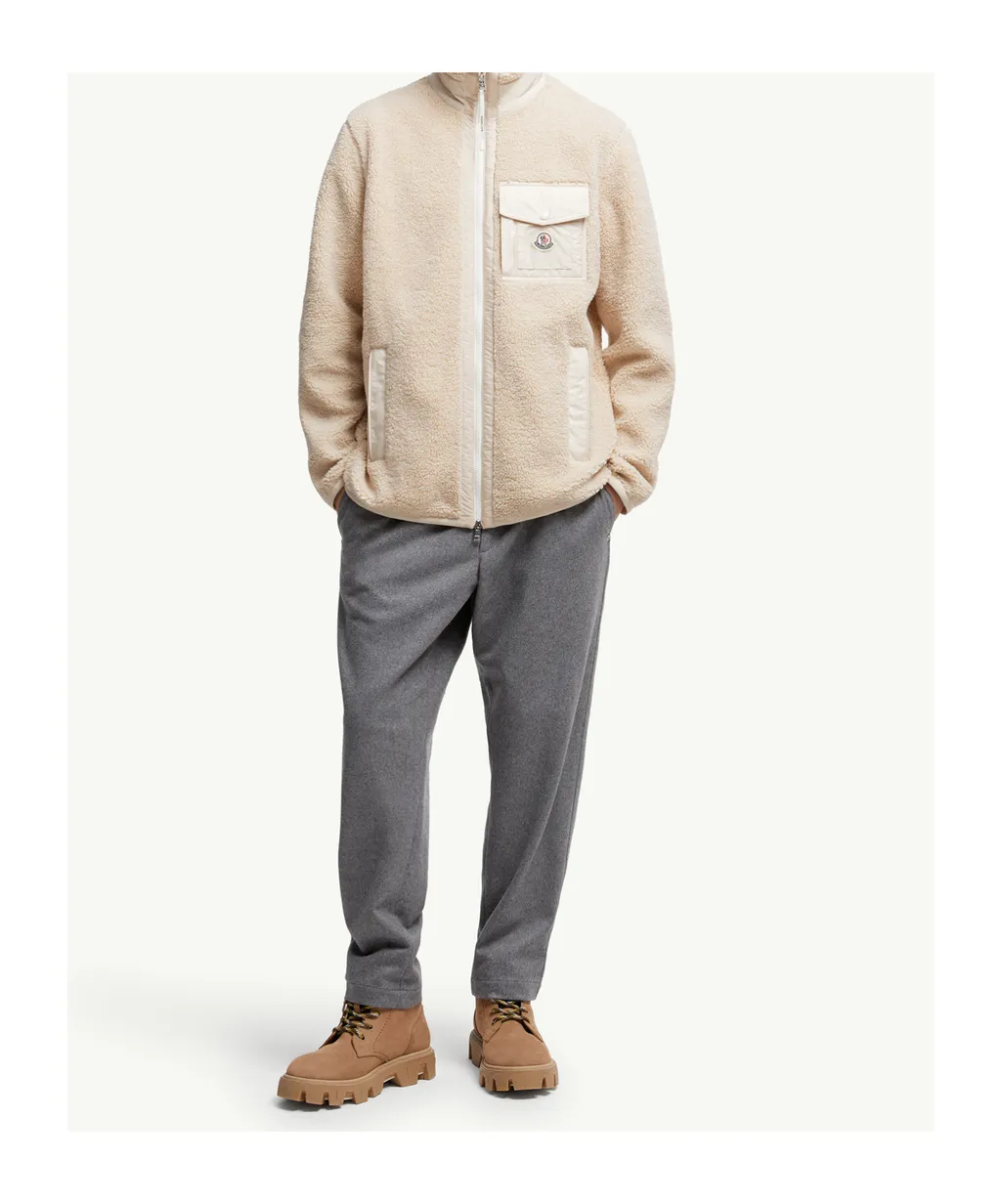 Moncler Teddy Zip-Up Sweatshirt