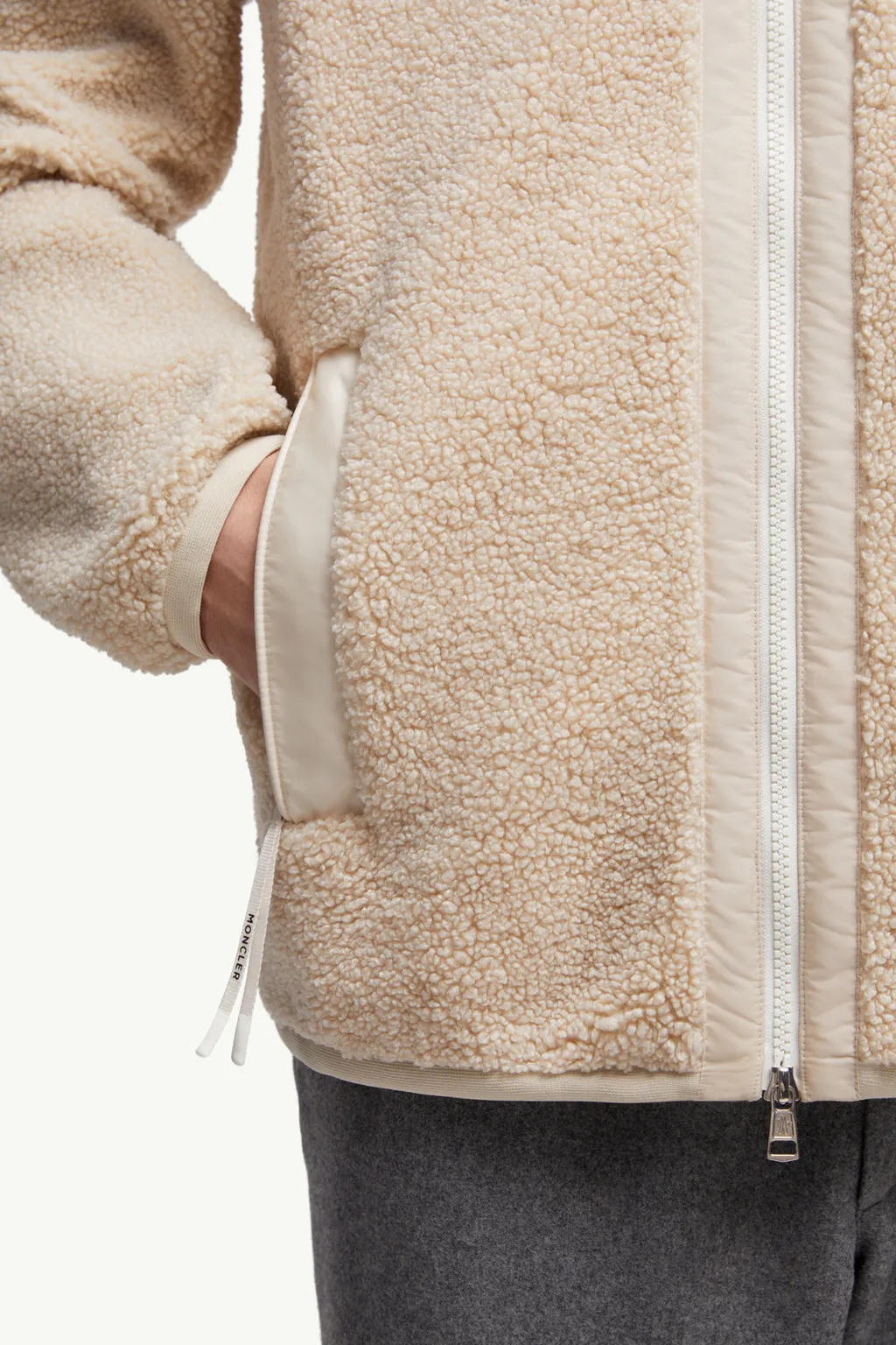 Moncler Teddy Zip-Up Sweatshirt
