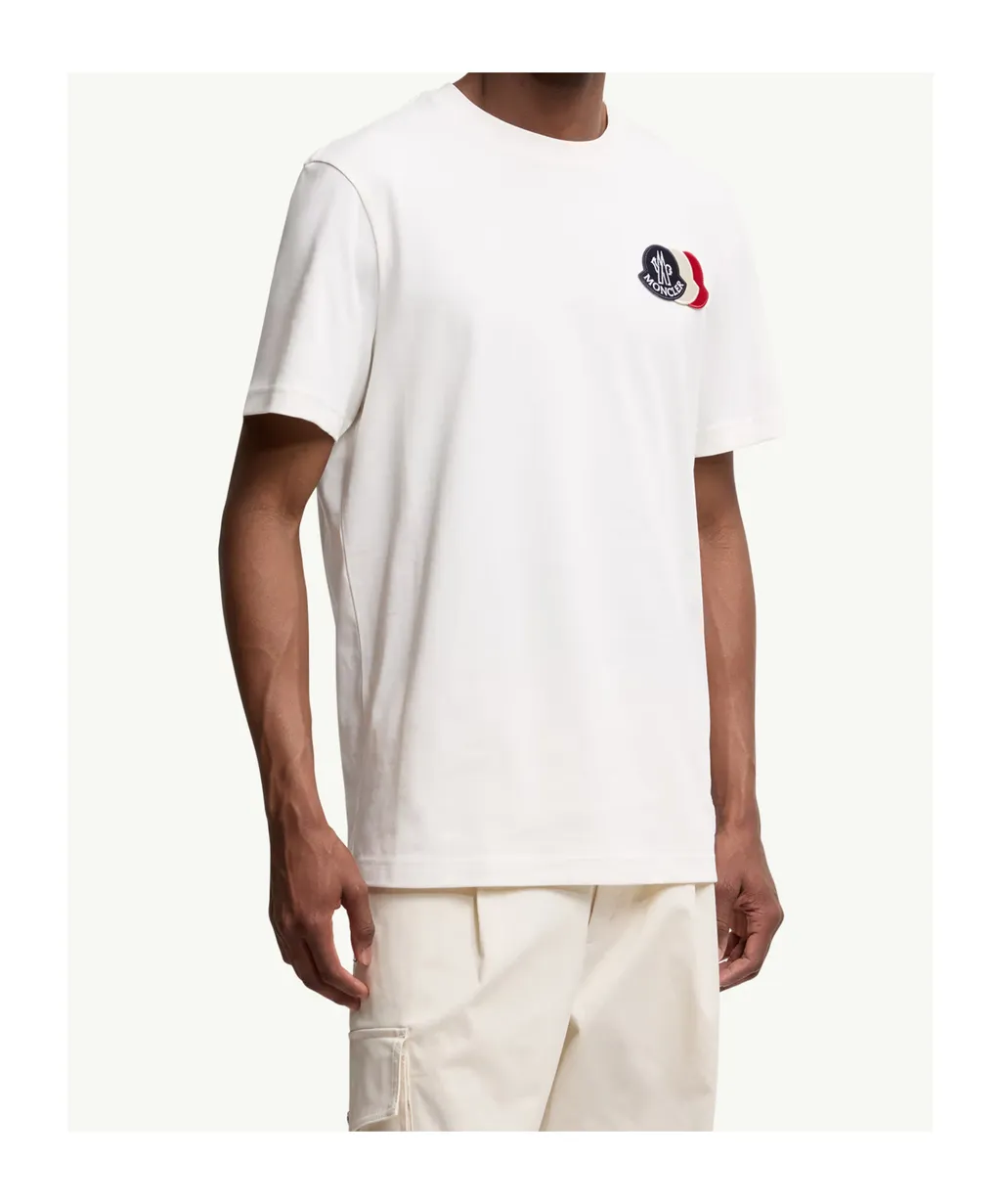 Moncler Logo Patch Crewneck T-Shirt