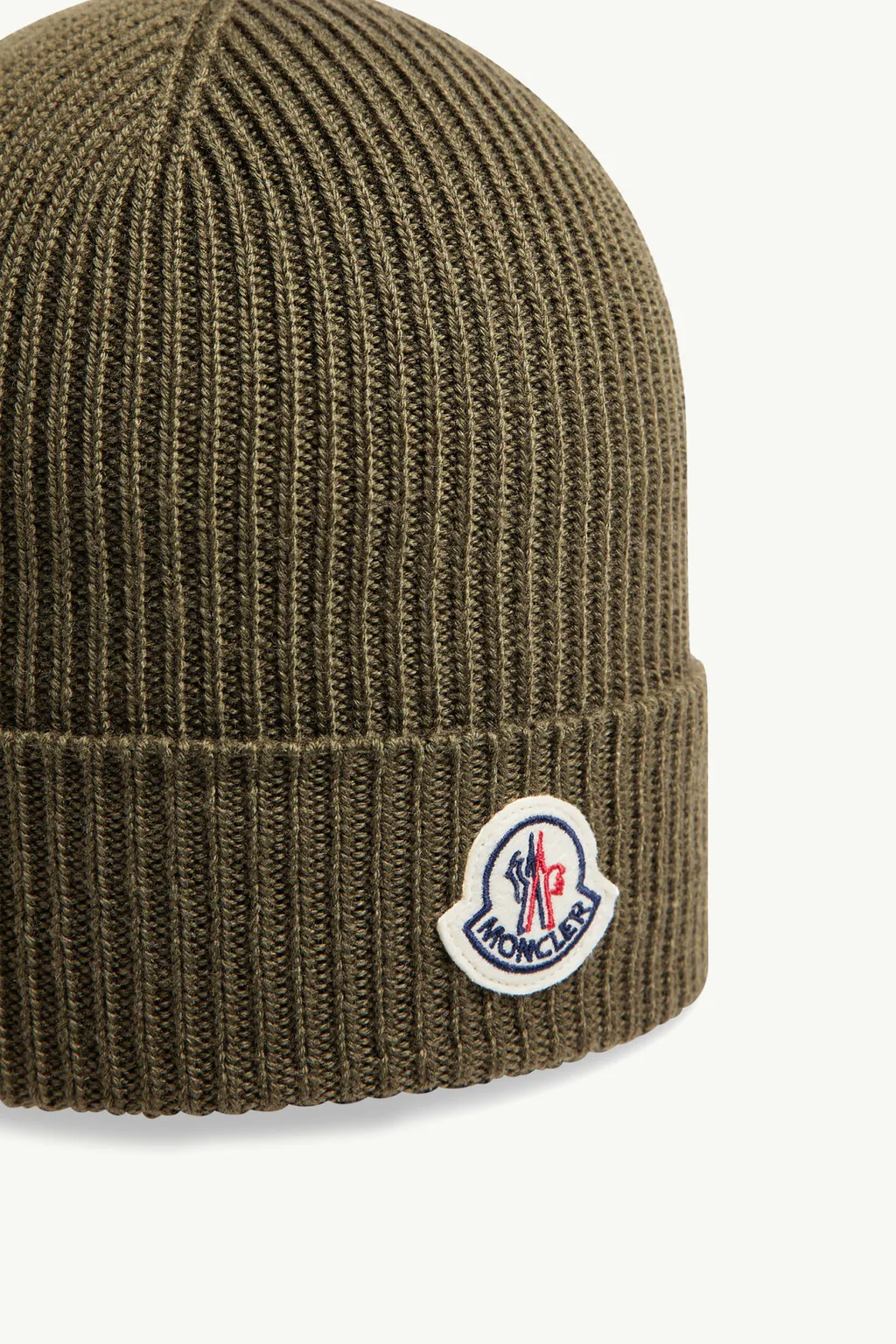 Moncler Logo Patch Knitted Beanie