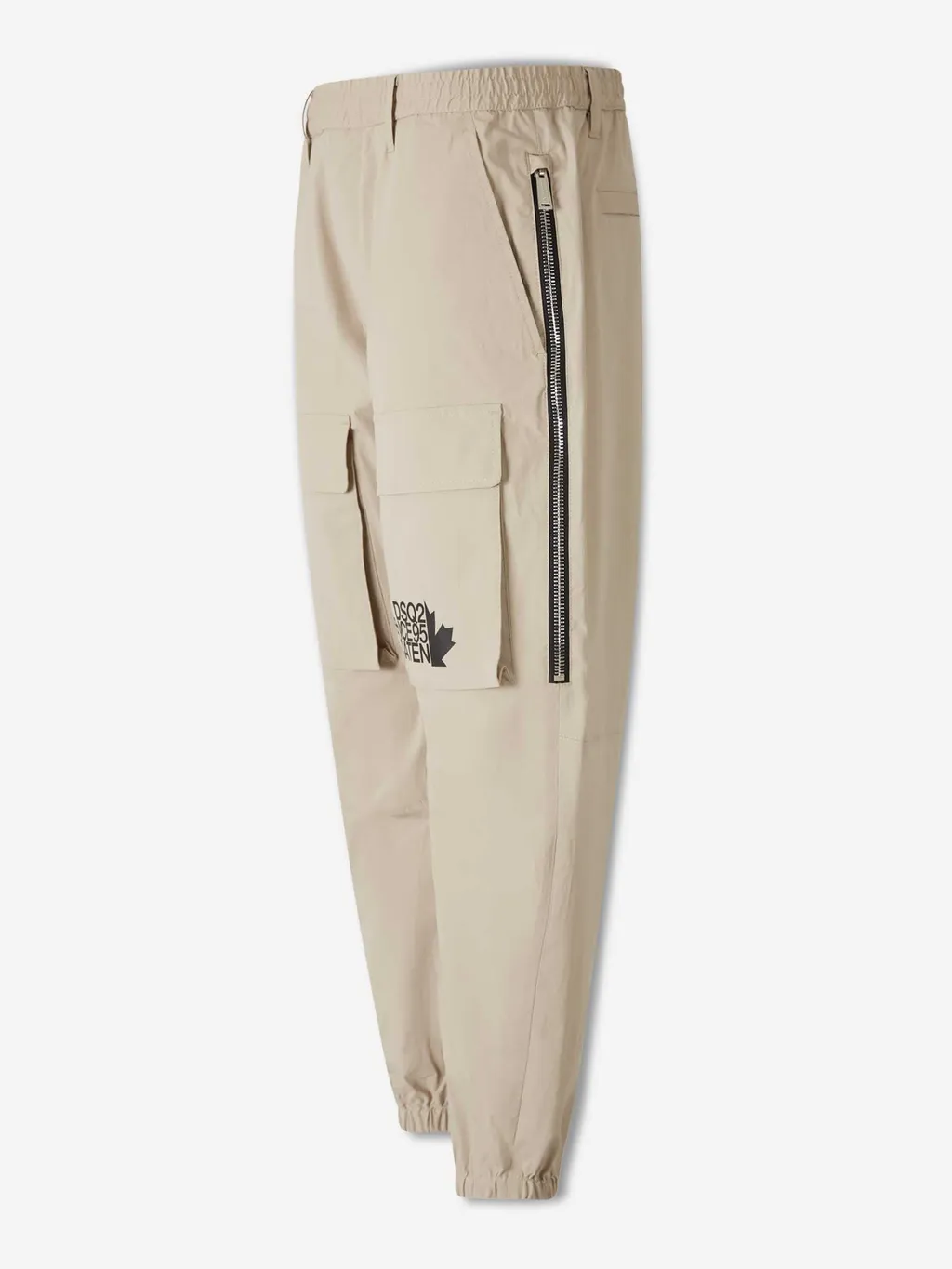 Dsquared2 Logo Printed Tapered-Leg Trousers