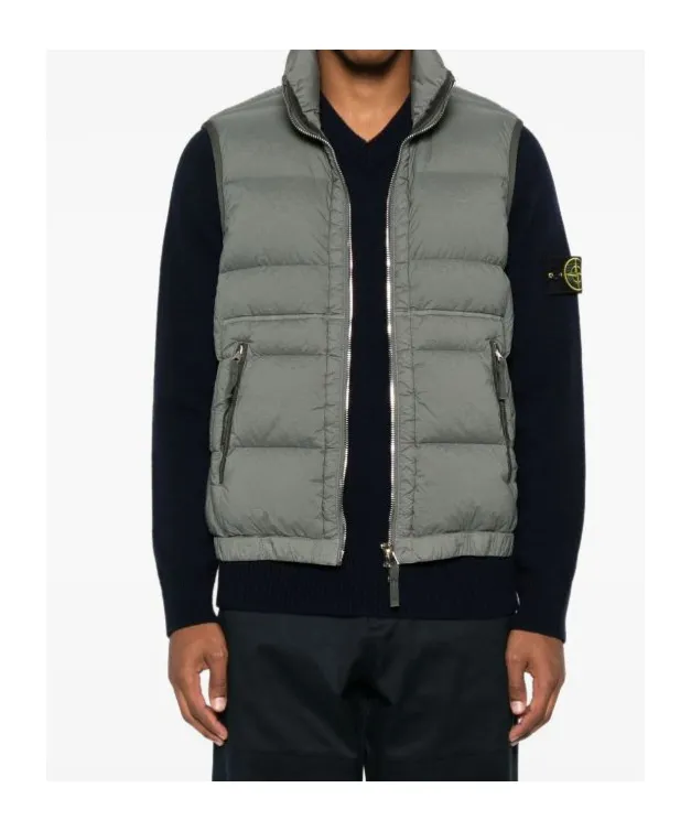 Stone Island Zip-Up Quilted Gilet