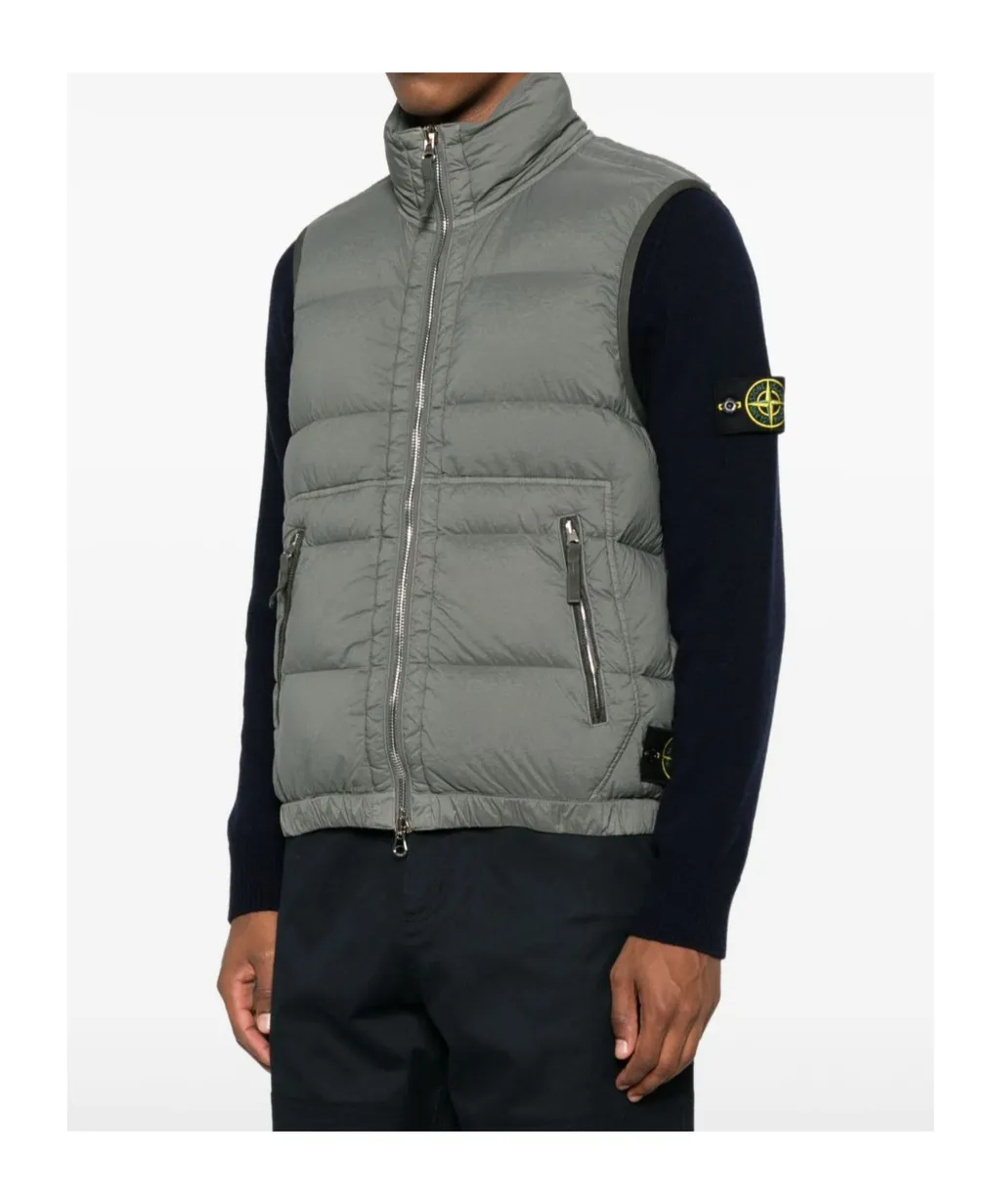 Stone Island Zip-Up Quilted Gilet