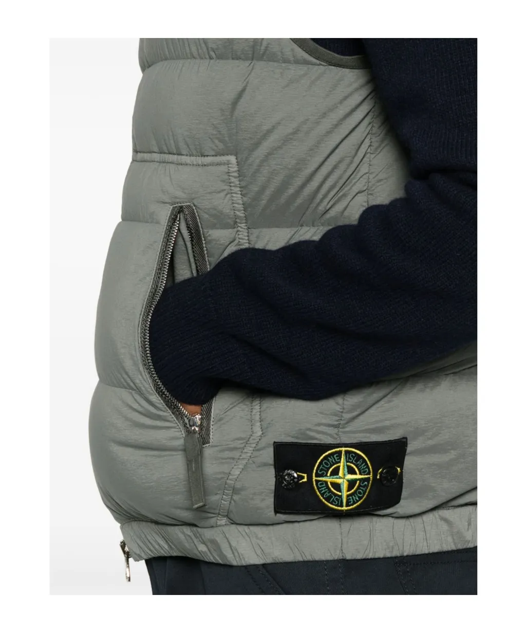 Stone Island Zip-Up Quilted Gilet