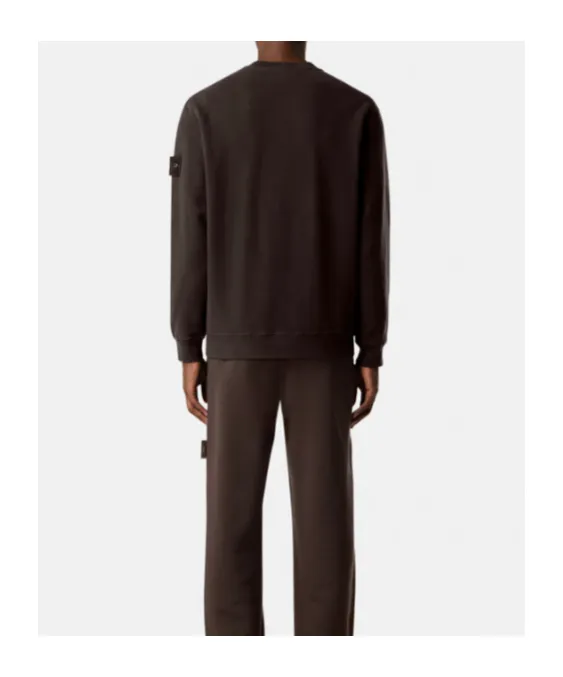 Stone Island Logo Patch Crewneck Sweatshirt