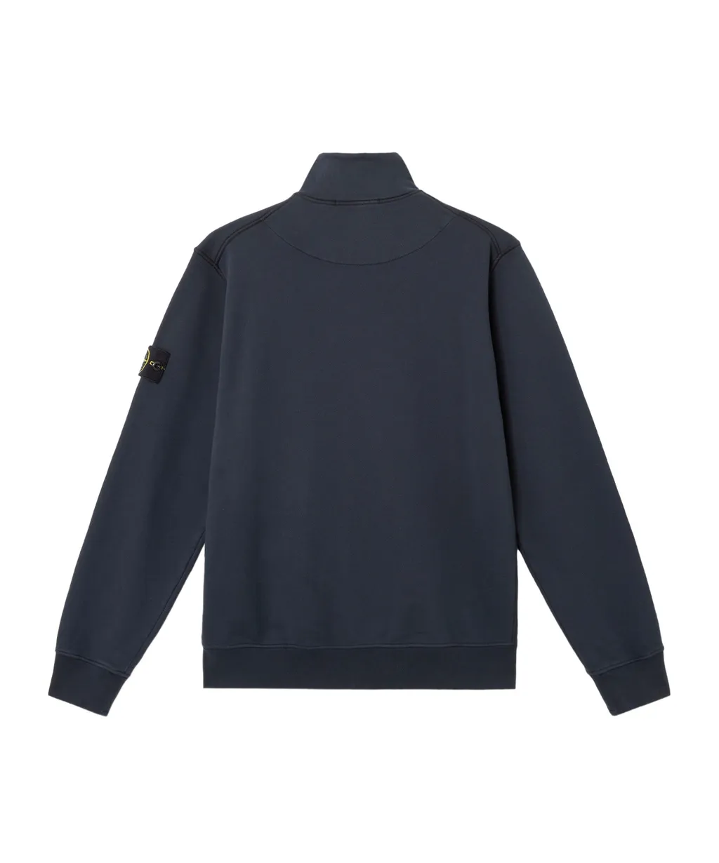 Stone Island Compass Patch Zip Up Sweatshirt