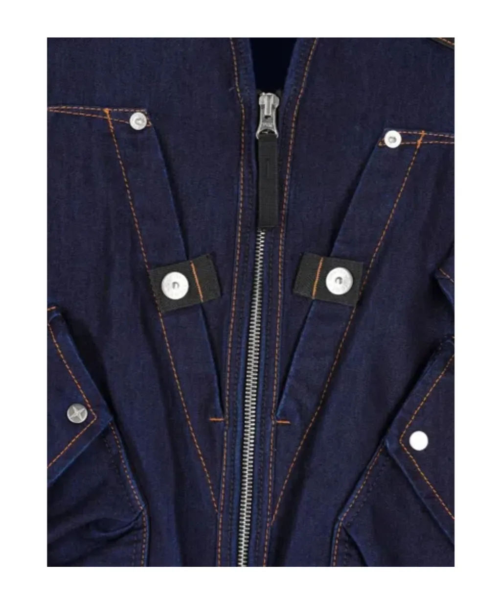 Stone Island Logo Patch Zipped Vest