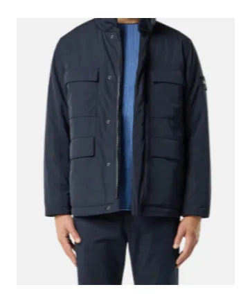 Stone Island Logo Patch Zip-Up Padded Jacket