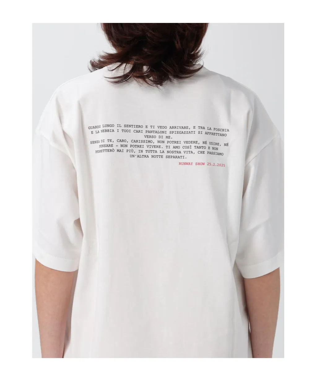 Alberta Ferretti Logo Printed Crewneck T-Shirt