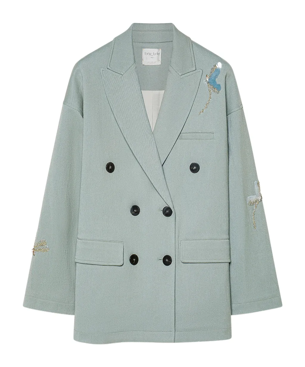 Double-Breasted Decorative Coat