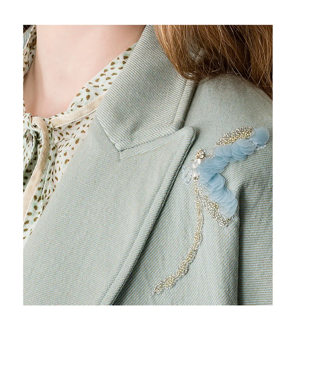 Double-Breasted Decorative Coat
