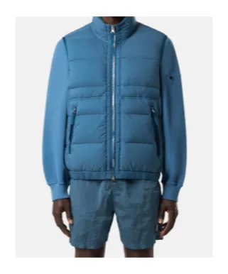 Stone Island Logo Patch Zip-Up Vest