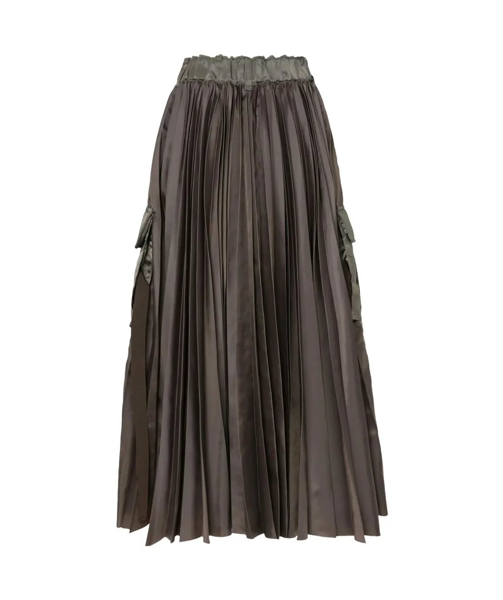 Nylon Twill Skirt