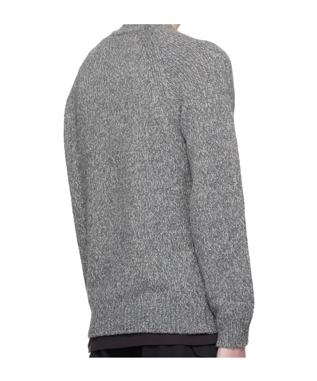 Stone Island Logo Patch Crewneck Sweater