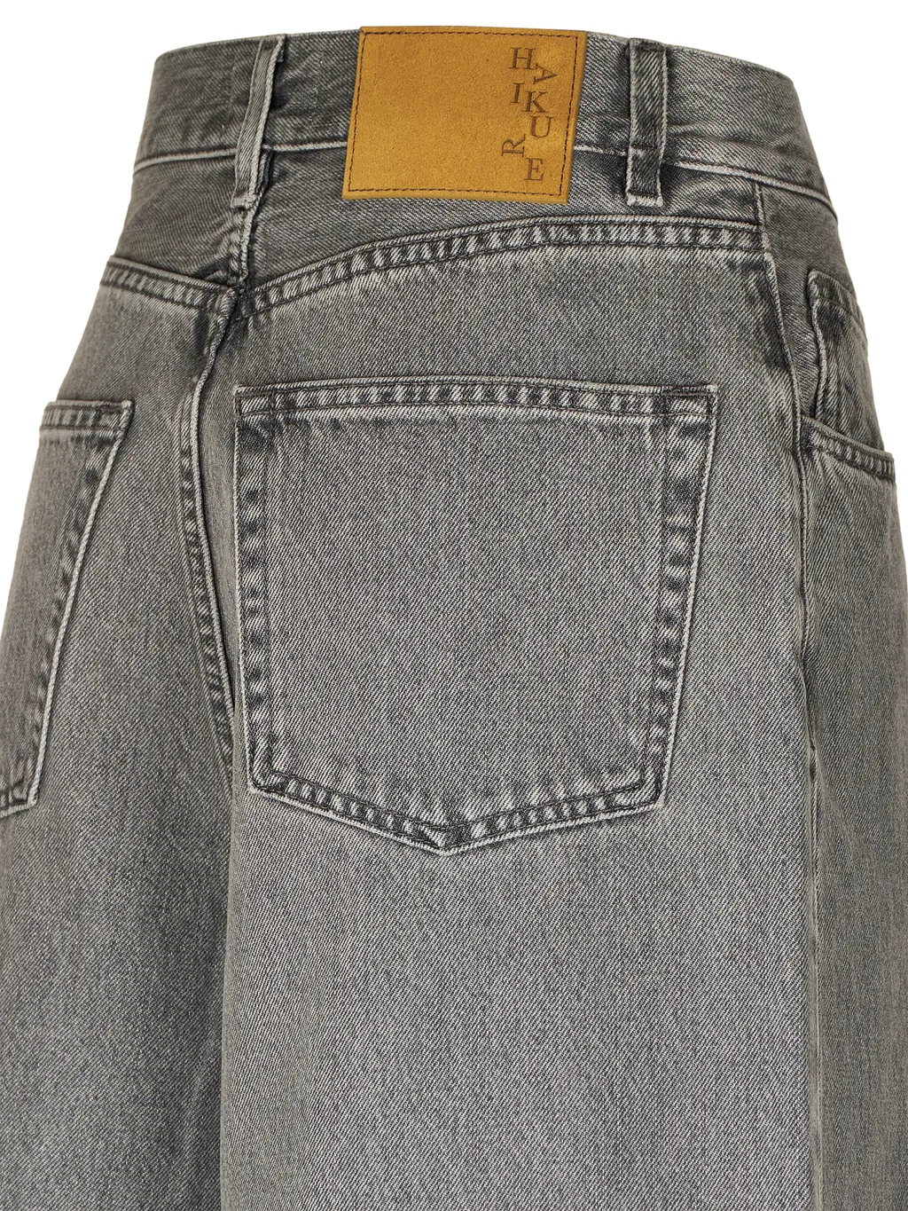 Denim Trousers With Belt Loops