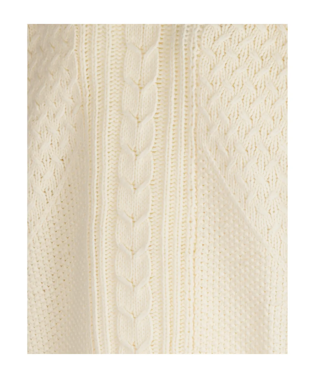 Round-Neck Knitted Sweater