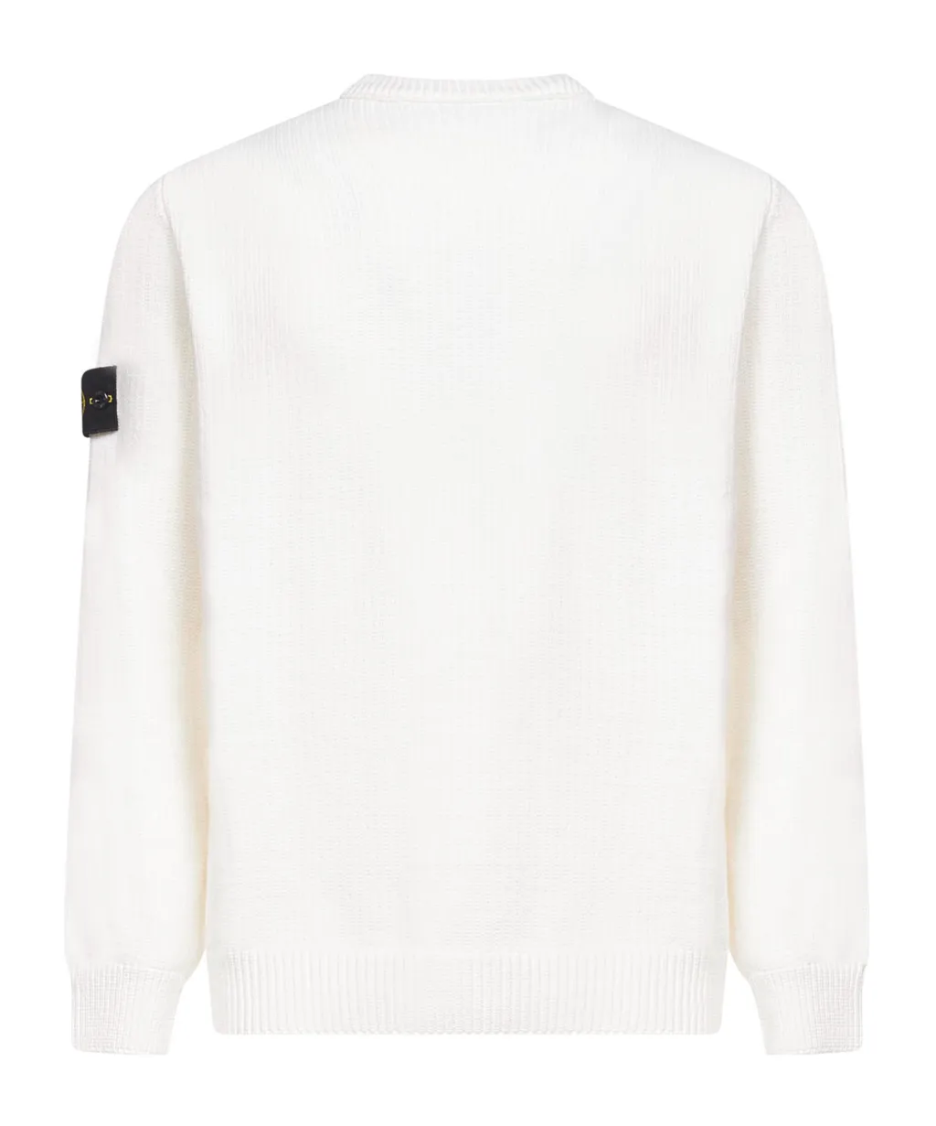 Stone Island Logo Patch Crewneck Sweatshirt