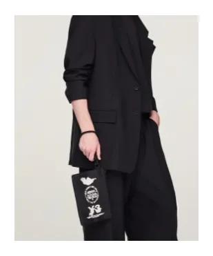 Y-3 Logo Printed Pouch