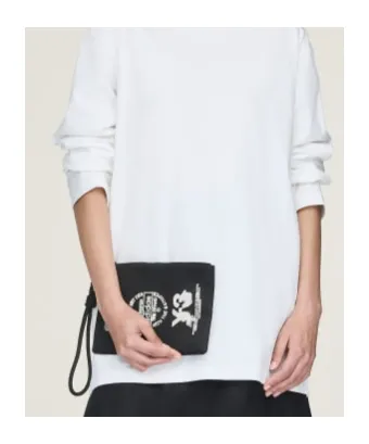 Y-3 Logo Printed Pouch