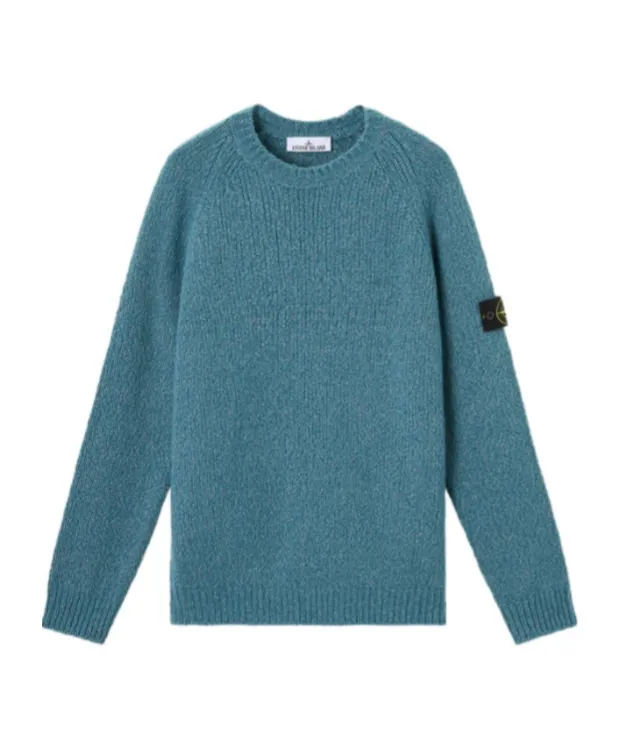 Stone Island Logo Patch Crewneck Sweater