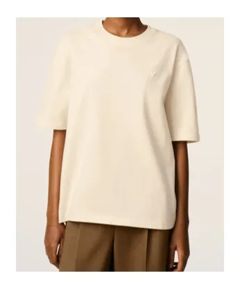 White Cotton Ami De Coeur T-Shirt