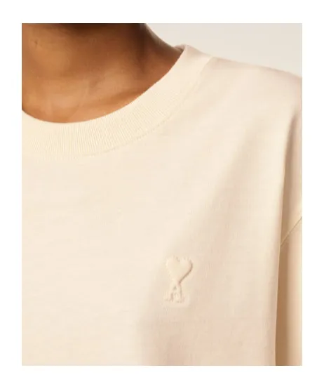 White Cotton Ami De Coeur T-Shirt