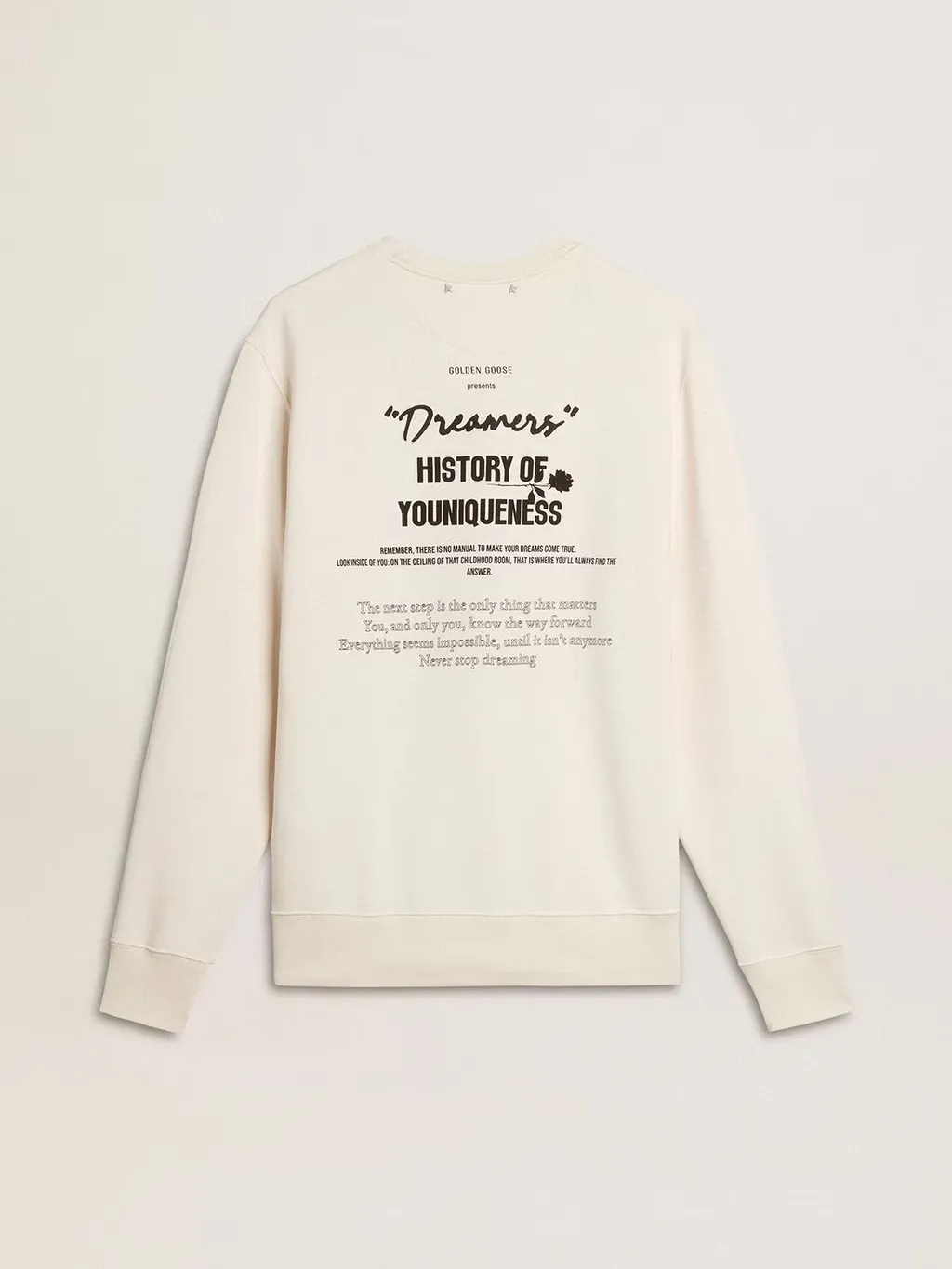 Rose-Print Crewneck Sweater