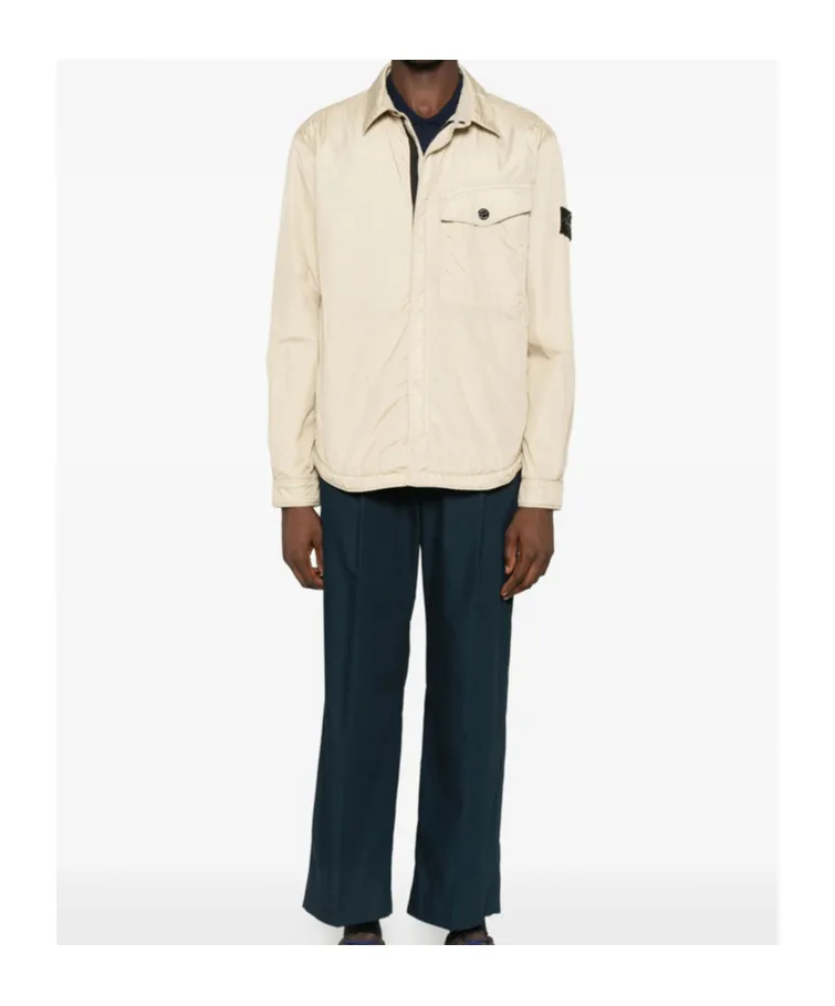 Stone Island Compass Patch Zip-Up Jacket