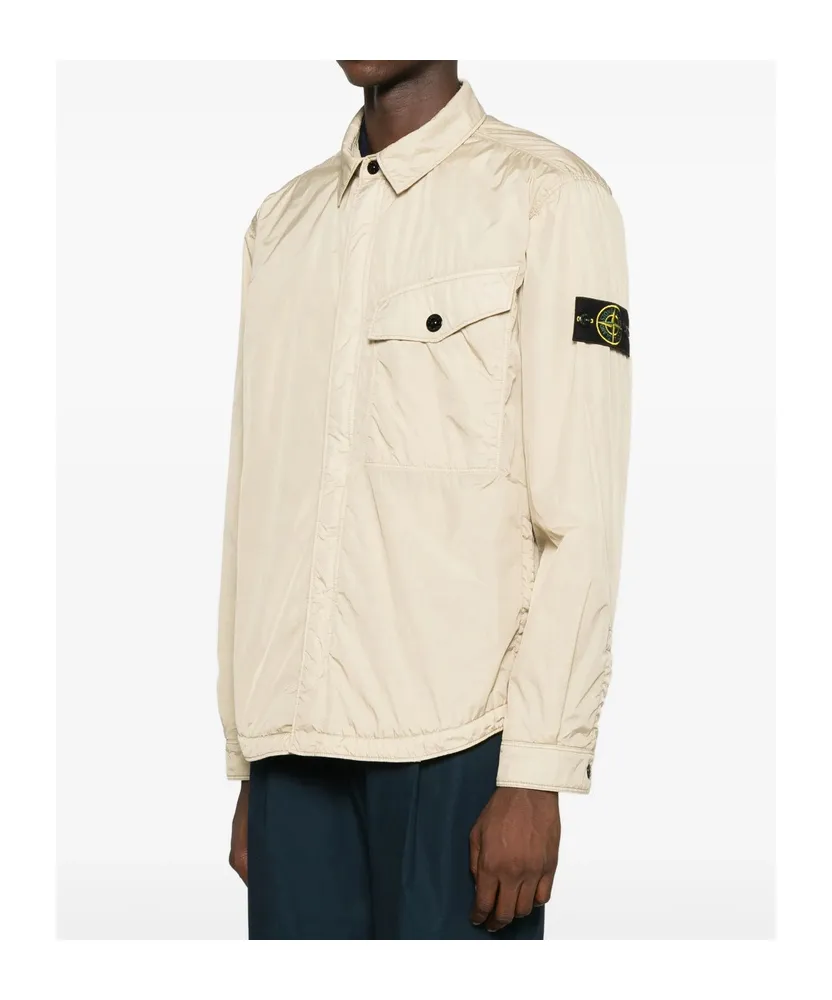 Stone Island Compass Patch Zip-Up Jacket