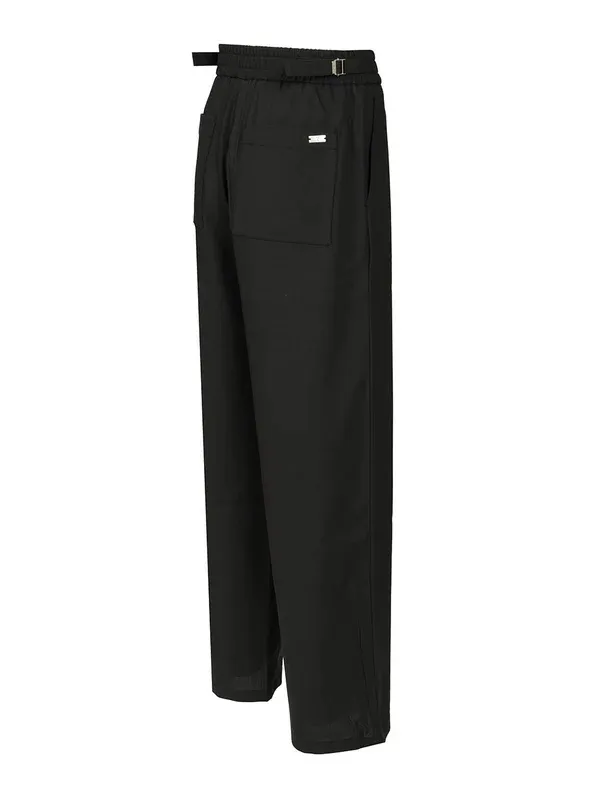 Elastic Waist Casual Pants