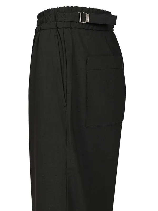 Elastic Waist Casual Pants