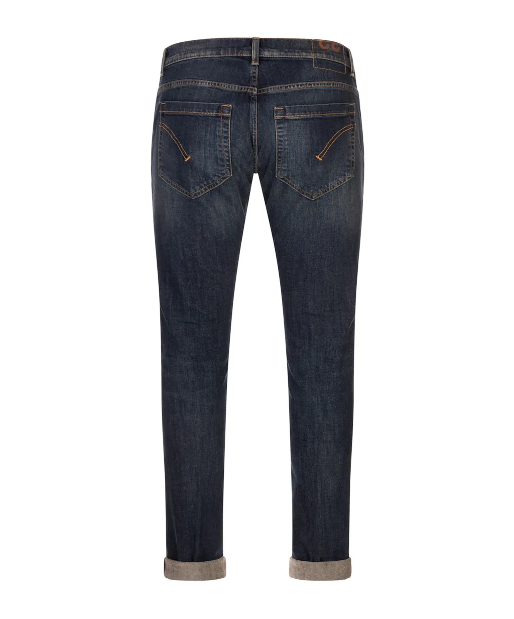 Denim Trousers With Belt Loops