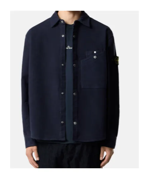 Stone Island Logo Patch Overshirt