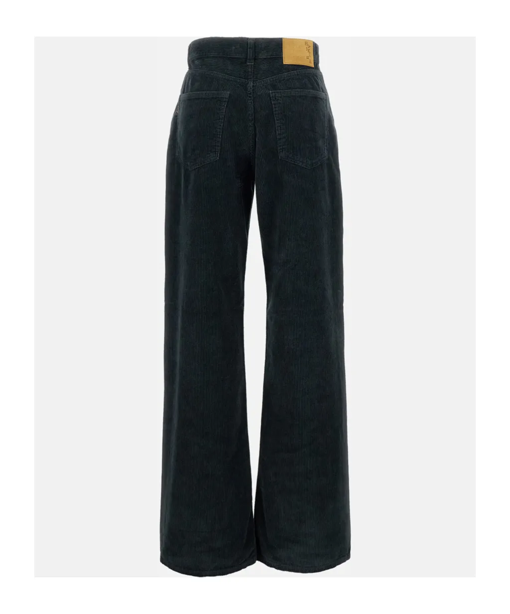 Corduroy Straight-Leg Trousers