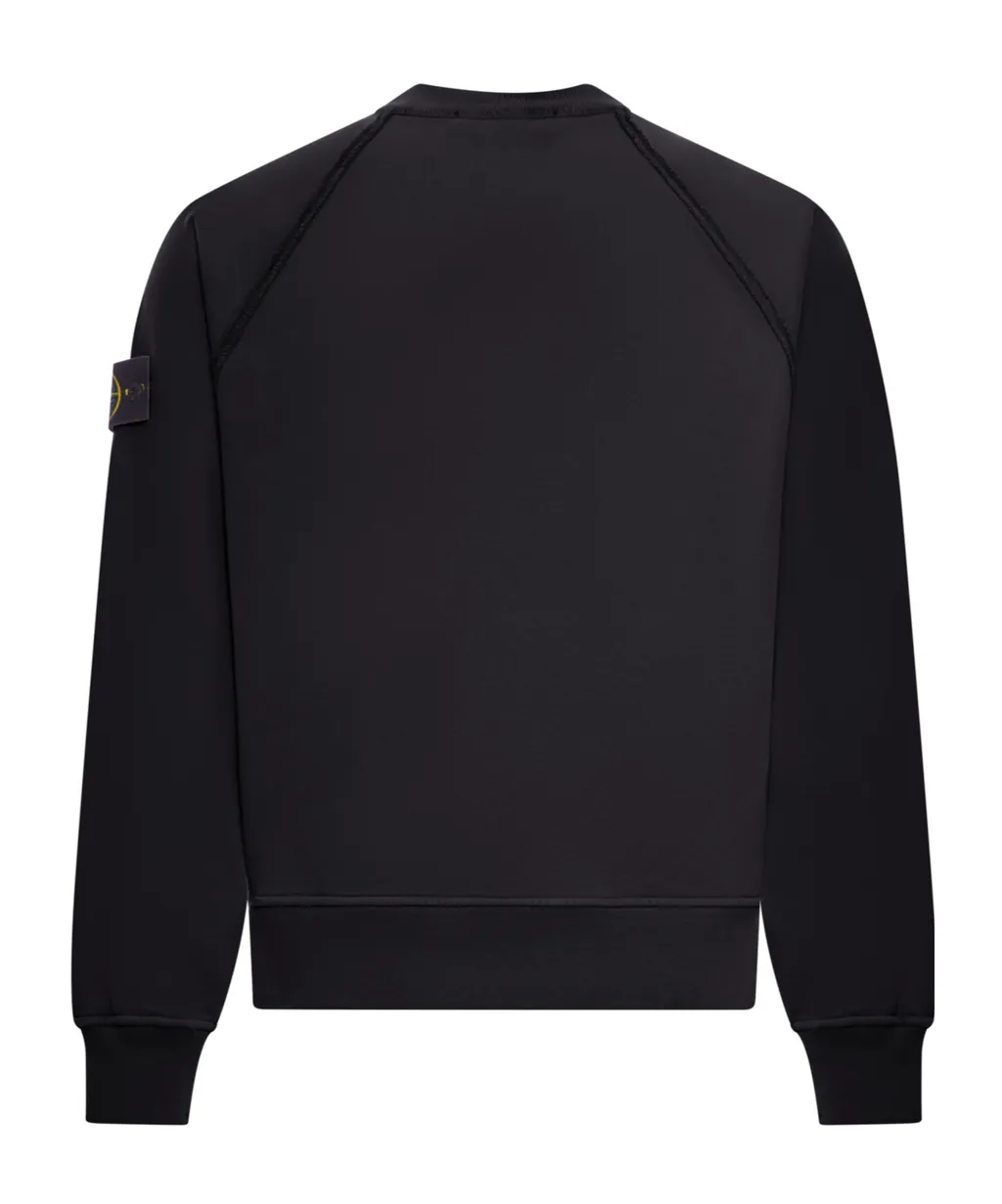 Stone Island Logo Patch Crewneck Sweatshirt