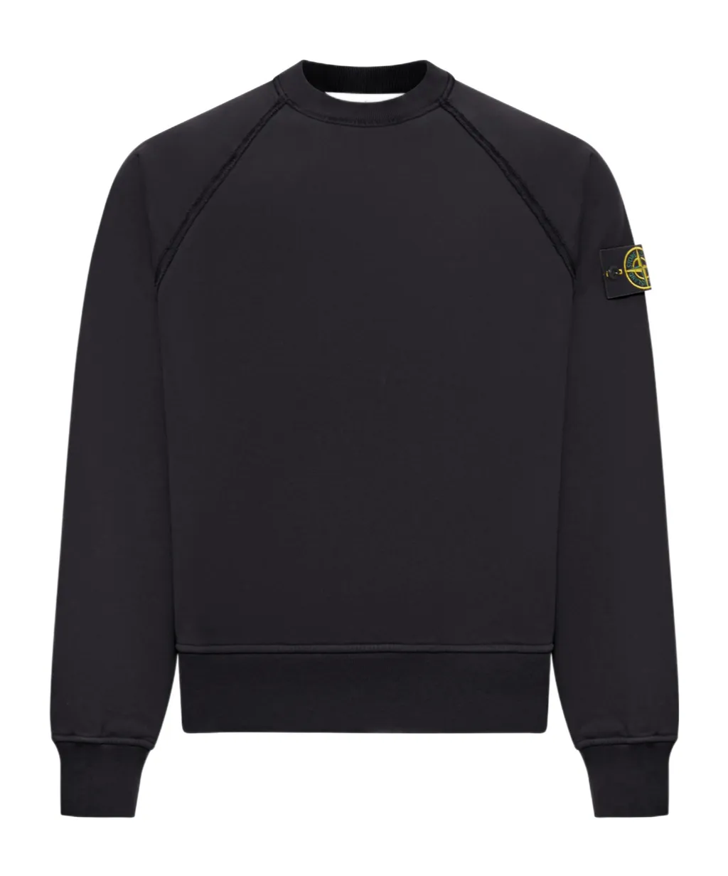 Stone Island Logo Patch Crewneck Sweatshirt