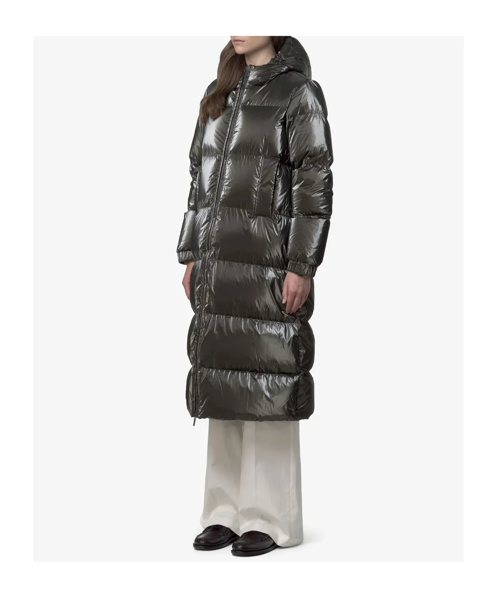 Hooded Quilted Down Jacket