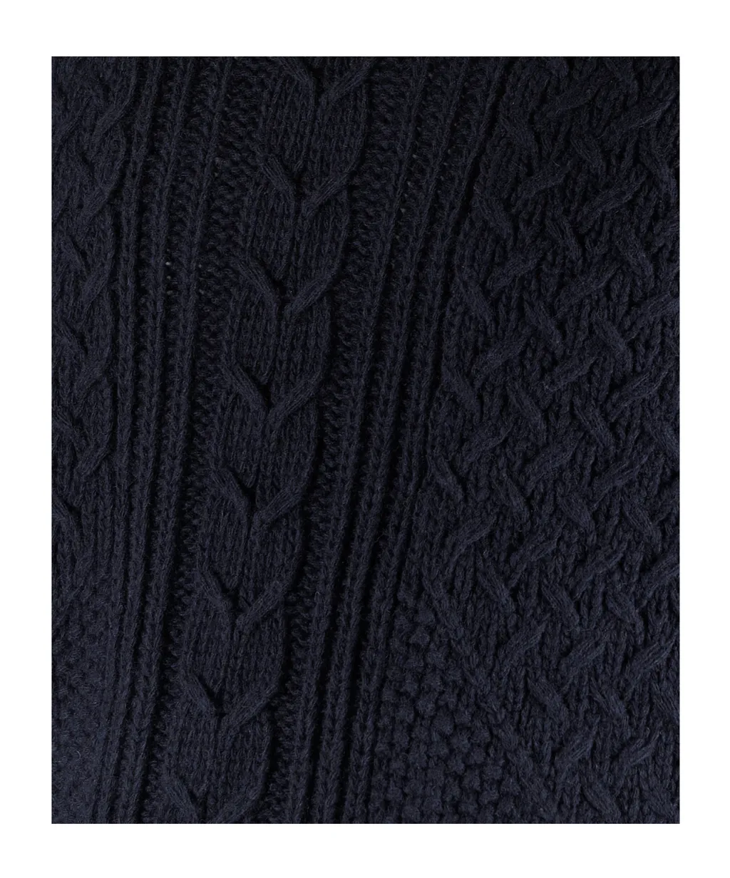 Round-Neck Knitted Sweater