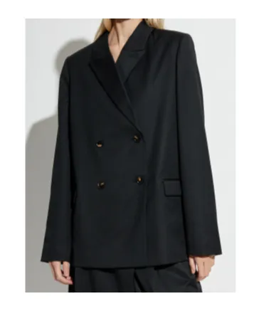 Double-Breasted Wool Blazer