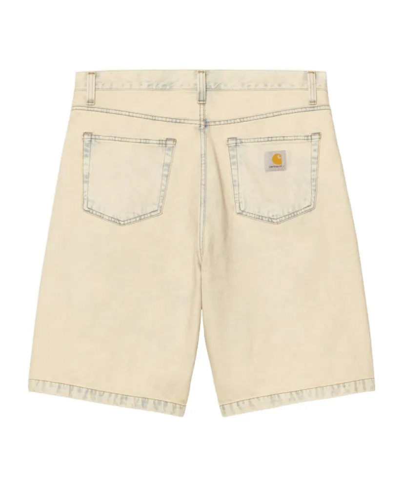 Bleached Denim Shorts
