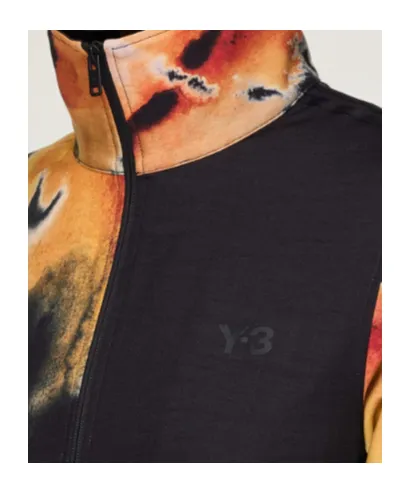 Abstract-Print Zip-Up Jacket