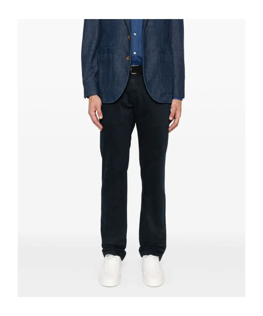 Jacob Cohen Button-Fly Straight Leg Trousers