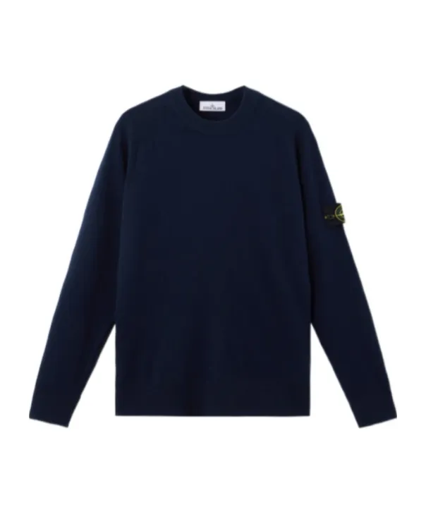 Stone Island Logo Patch Crewneck Jumper