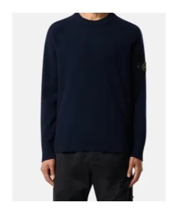 Stone Island Logo Patch Crewneck Jumper