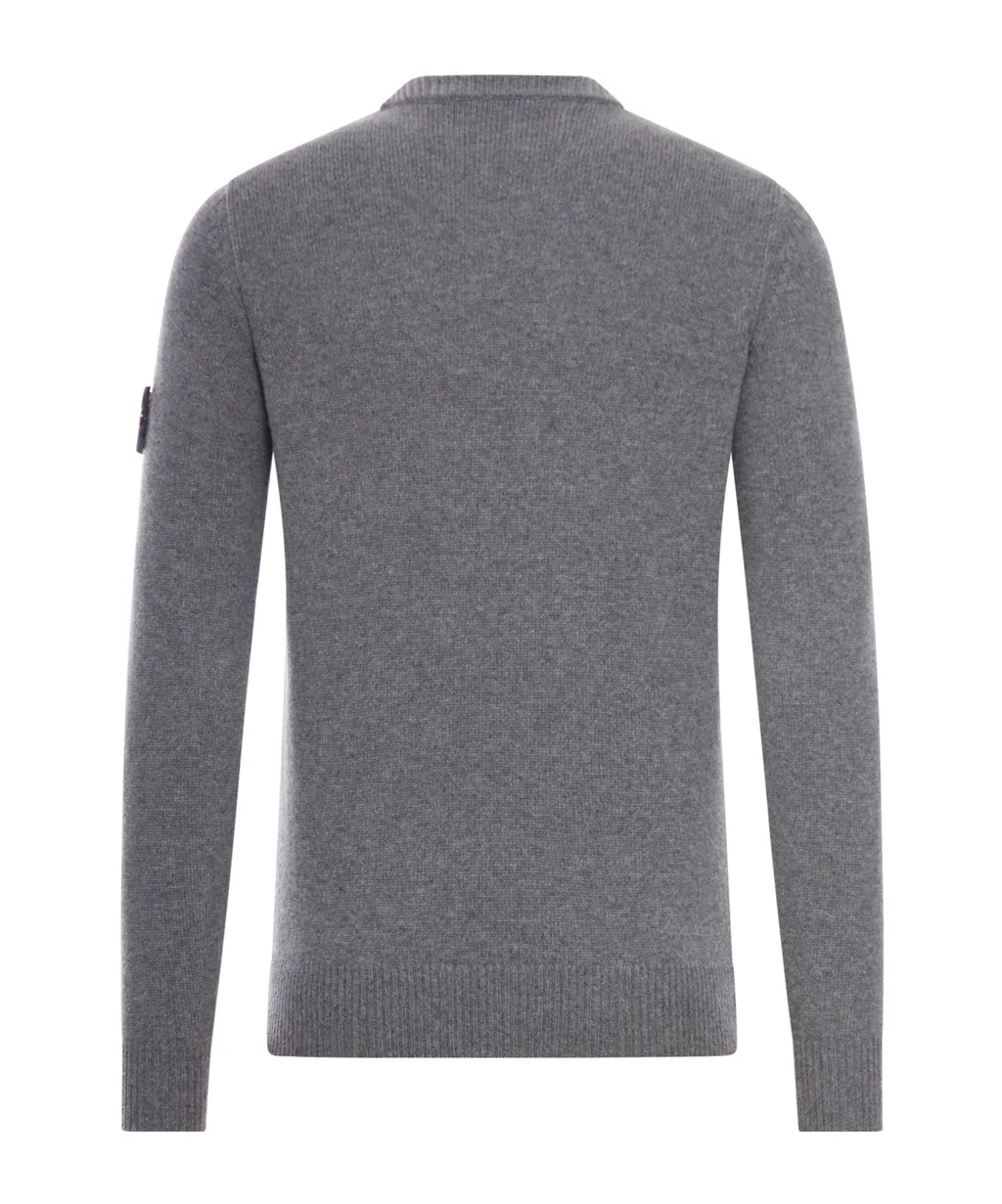 Stone Island Logo Patch Crewneck Jumper