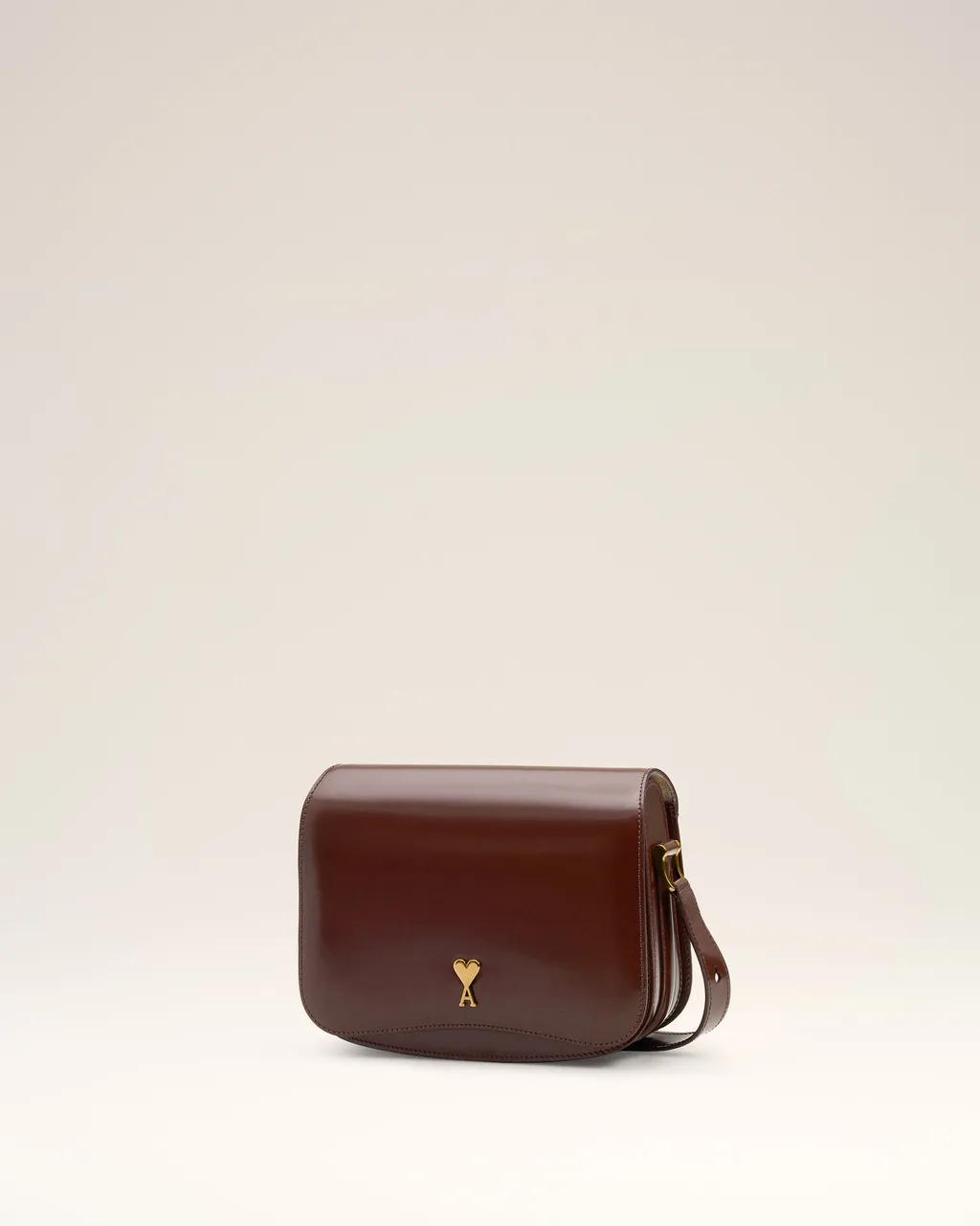 Ami Paris Ami Alexandre Mattiussi Logo Plaque Shoulder Bag