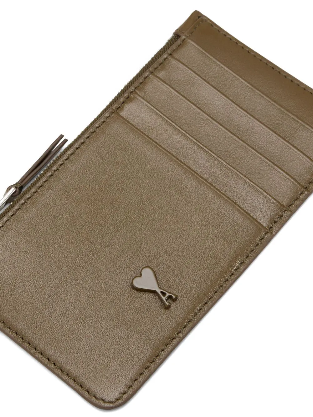 Ami Paris Ami De Coeur Zipped Card Holder