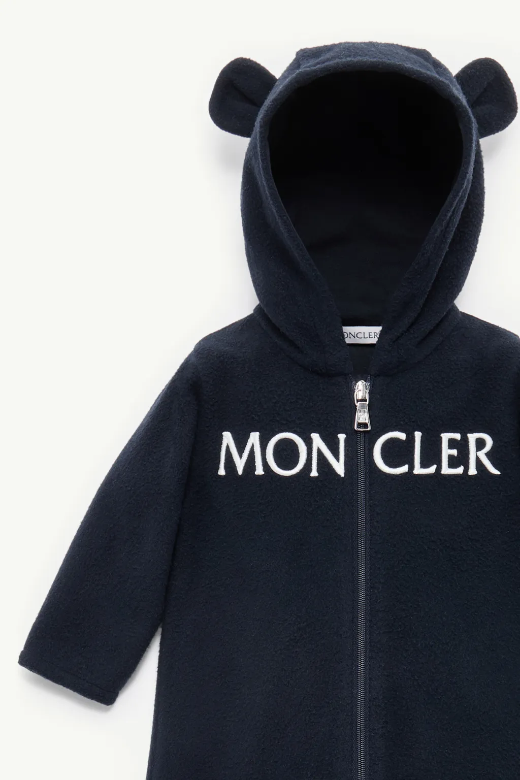 Moncler Enfant Hooded Fleece Baby Grow