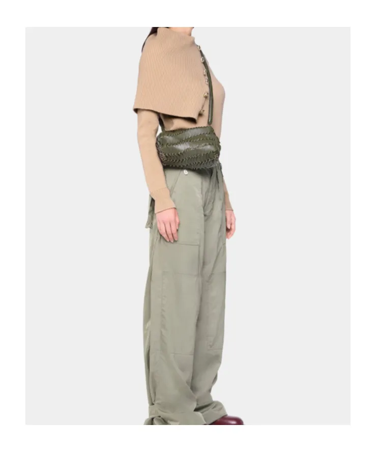 Paco Rabanne Oversize Turtleneck Jumper